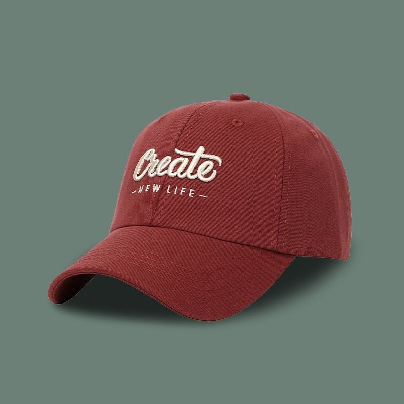 Korean Hat Women's All-match Face-looking Small Embroidered Letters - Image 6