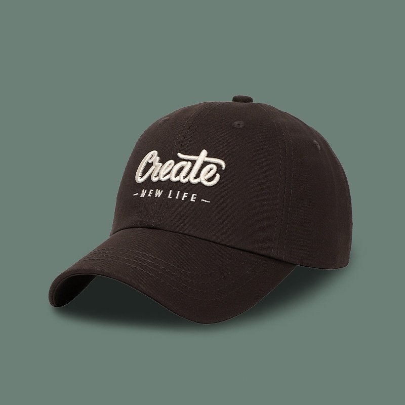 Korean Hat Women's All-match Face-looking Small Embroidered Letters - Image 4