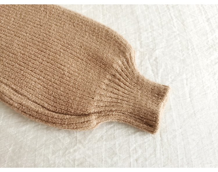 Winter Sweater Women Warm Oversized Pullovers Oversized Sweater Autumn V Neck White Pullover Sweaters And Pullovers For Women Pullover - Image 3