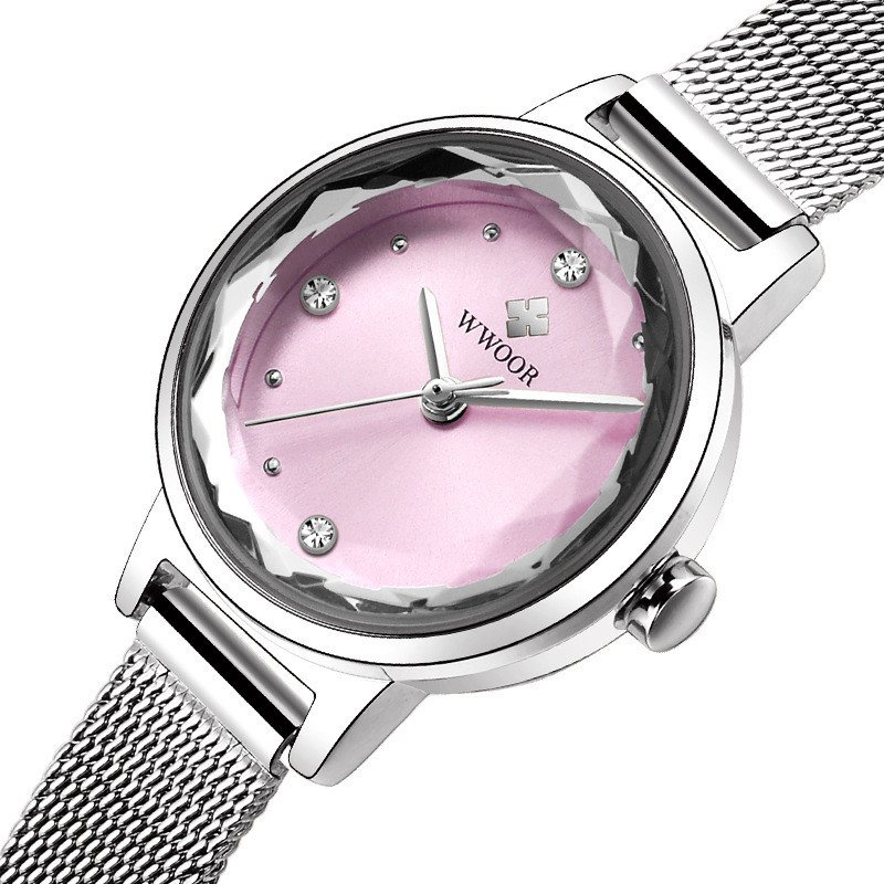 Fashion Simple Women's Quartz Watch Mesh Strap - Image 4