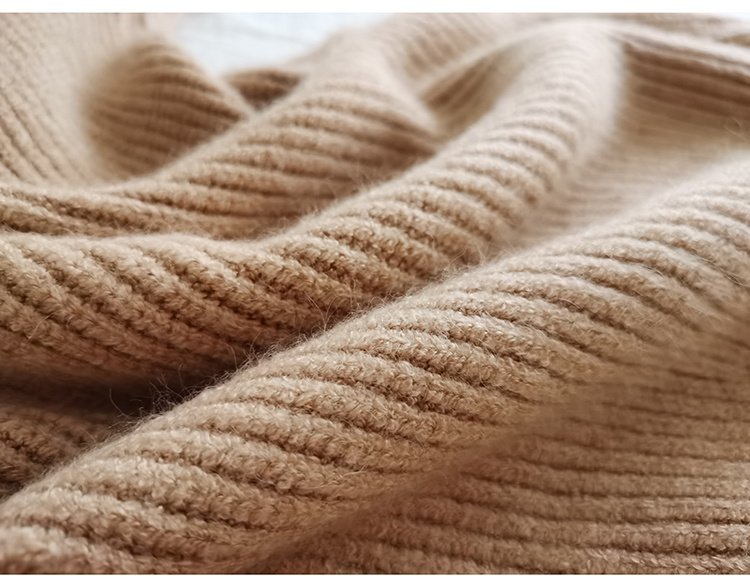 Winter Sweater Women Warm Oversized Pullovers Oversized Sweater Autumn V Neck White Pullover Sweaters And Pullovers For Women Pullover - Image 5