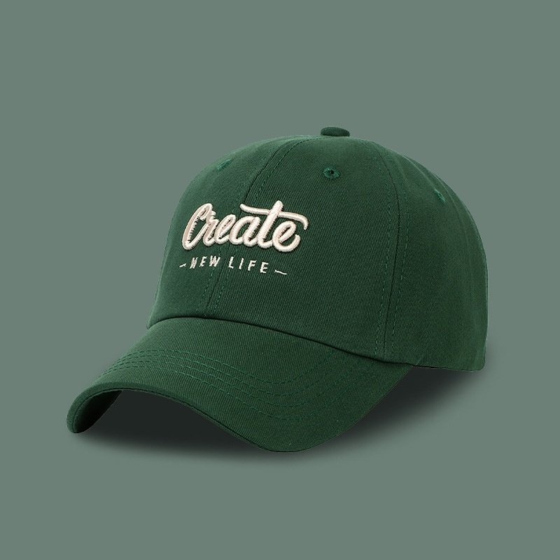 Korean Hat Women's All-match Face-looking Small Embroidered Letters - Image 5