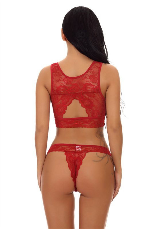 Sexy Lingerie Lace Lingerie Set Perspective Lingerie Suit - Image 6